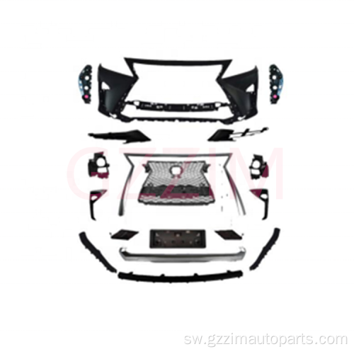 RX 2009-2013 hadi 2016 Michezo ya Kawaida (Grille) Old-New BodyKit